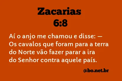 Zacarias 6:8 NTLH