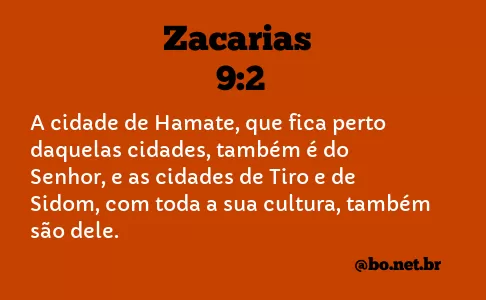 Zacarias 9:2 NTLH