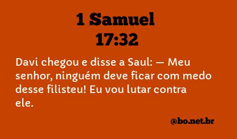 1 Samuel 17:32 - Bíblia