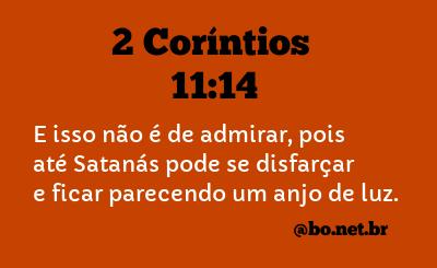 2 Coríntios 1114 Ntlh