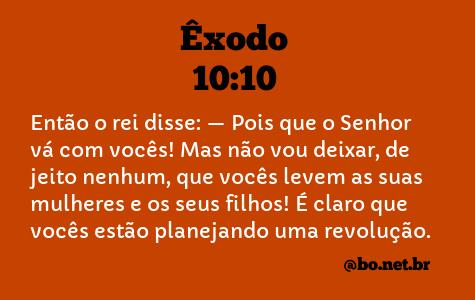 éxodo capítulo 10