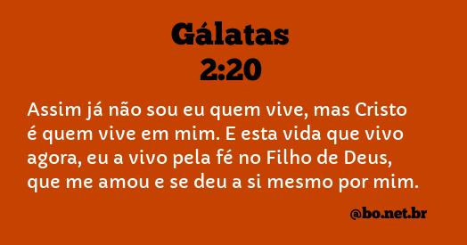 galatas 2 20 ntlh