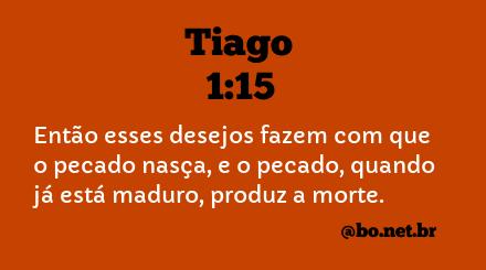 Tiago 1:15 - NTLH