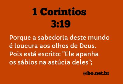 1 Coríntios 319 Nvi