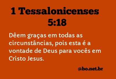 1 Tessalonicenses 518 Nvi