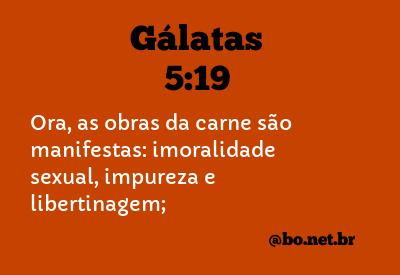 Gálatas 519 Nvi