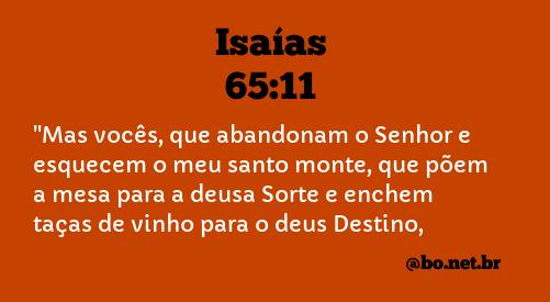 Isaías 6511 Nvi