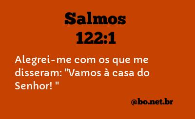 Salmos 122:1 - NVI